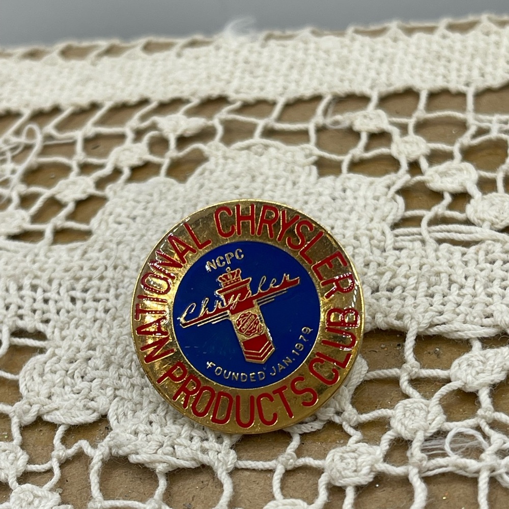 National Chrysler‎ Products Club Pin